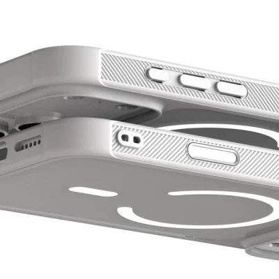 Arareee Duple Magsafe Armor Slim Case For Iphone 17 Pro Max - White
